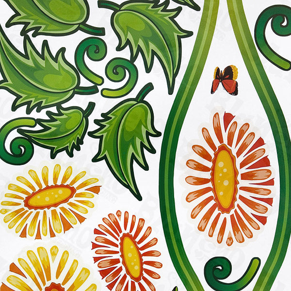 Flourish Pile - Wall Decals Stickers Appliques Home Decor