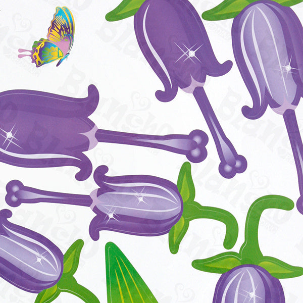 Purple Lily Valley - Wall Decals Stickers Appliques Home Decor