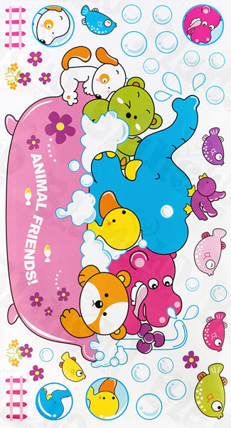 Animal Friends-2 - Wall Decals Stickers Appliques Home Decor