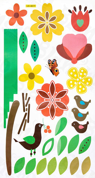 Cheerful Front Yard - Wall Decals Stickers Appliques Home Decor
