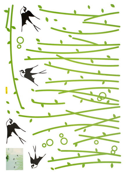Weeping Willow - Large Wall Decals Stickers Appliques Home Decor