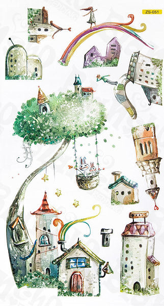 Towers - Wall Decals Stickers Appliques Home Decor