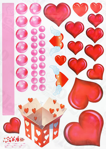 Love Present - Large Wall Decals Stickers Appliques Home Decor
