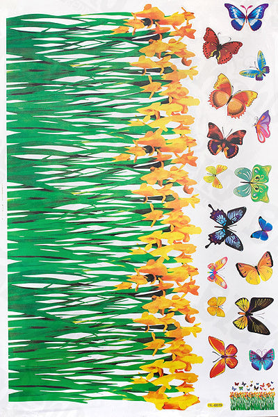 Flying Butterflies 3 - X-Large Wall Decals Stickers Appliques Home Decor