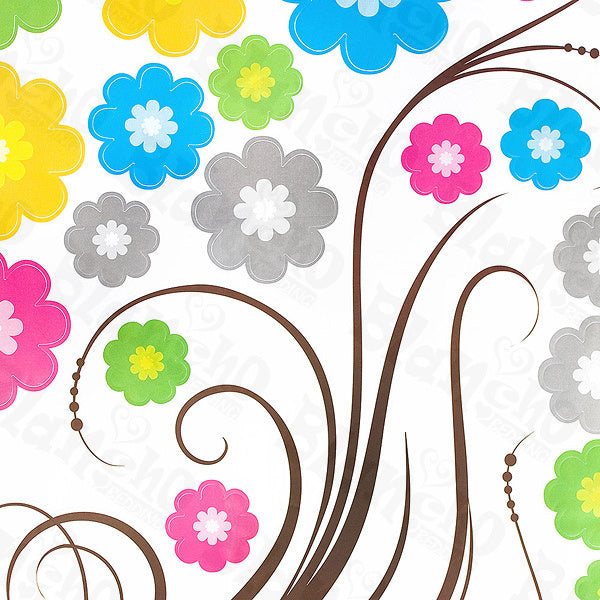 Flowing Tree - X-Large Wall Decals Stickers Appliques Home Decor
