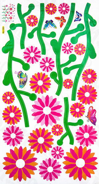 Dancing Flourish - Wall Decals Stickers Appliques Home Decor