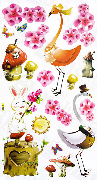 Love Cranes - Wall Decals Stickers Appliques Home Decor